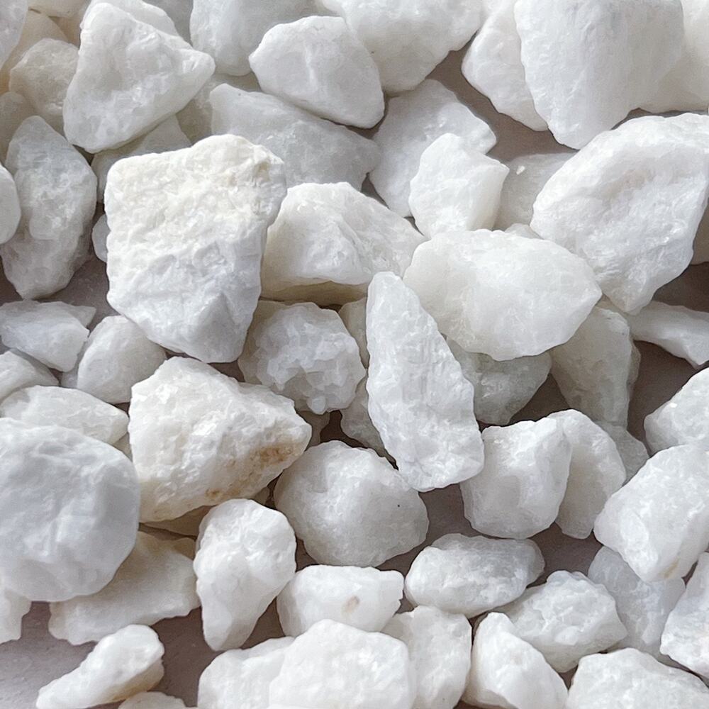 White Marble Chips Rock Stone Lot Landscaping Jewelry Making Crafting Supplies